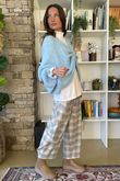 Big Softie Batwing Or Butterfly Knit Baby Blue